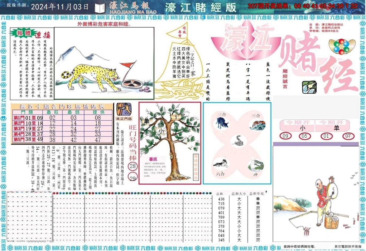 2024308期濠江赌经A