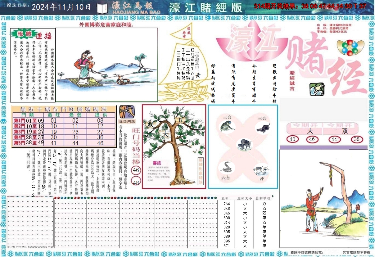 2024315期濠江赌经A