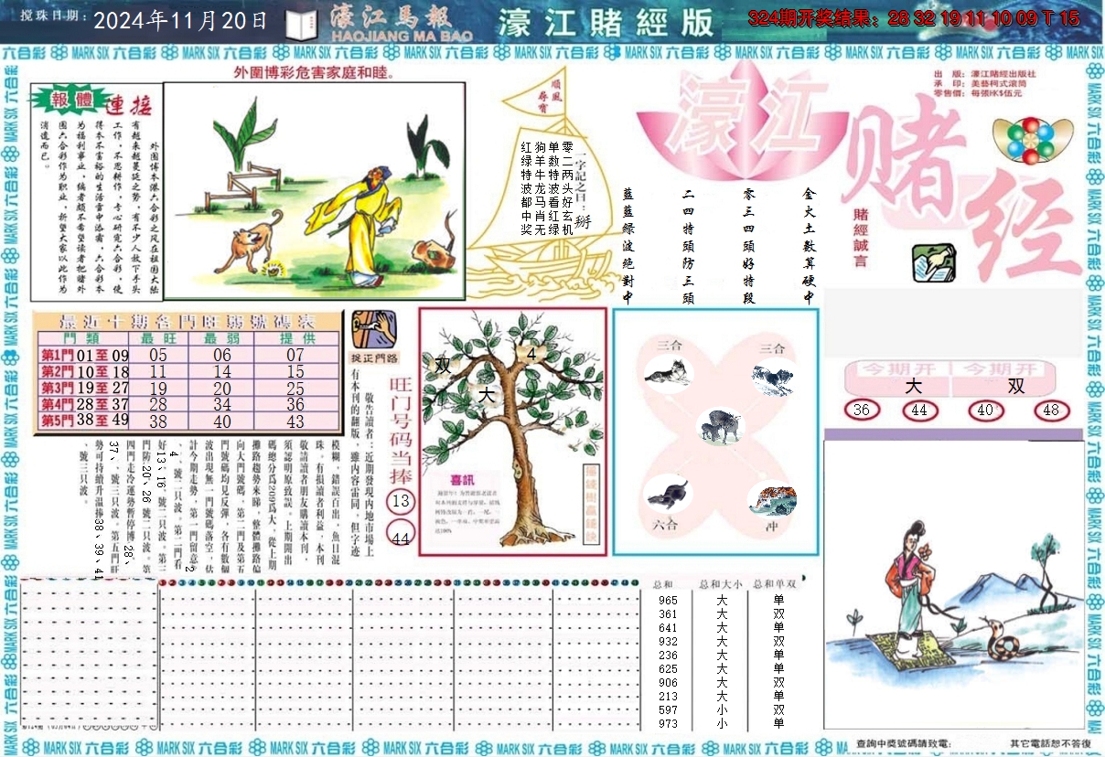 2024325期濠江赌经A