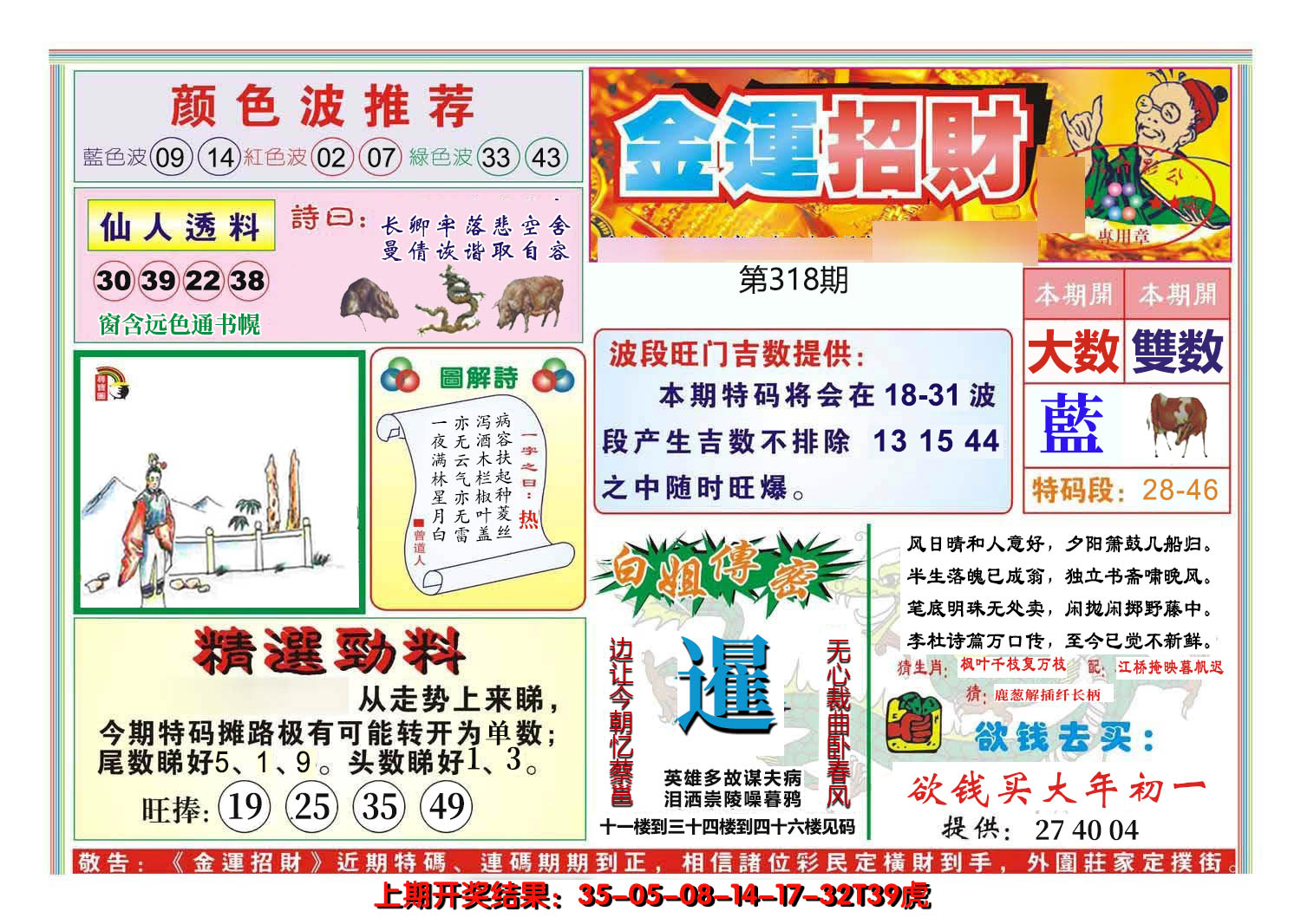 2024318期金运招财