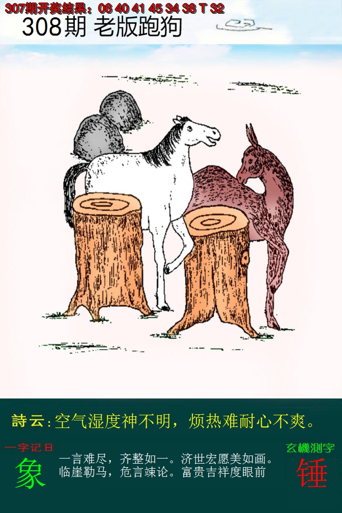 2024308期老版跑狗