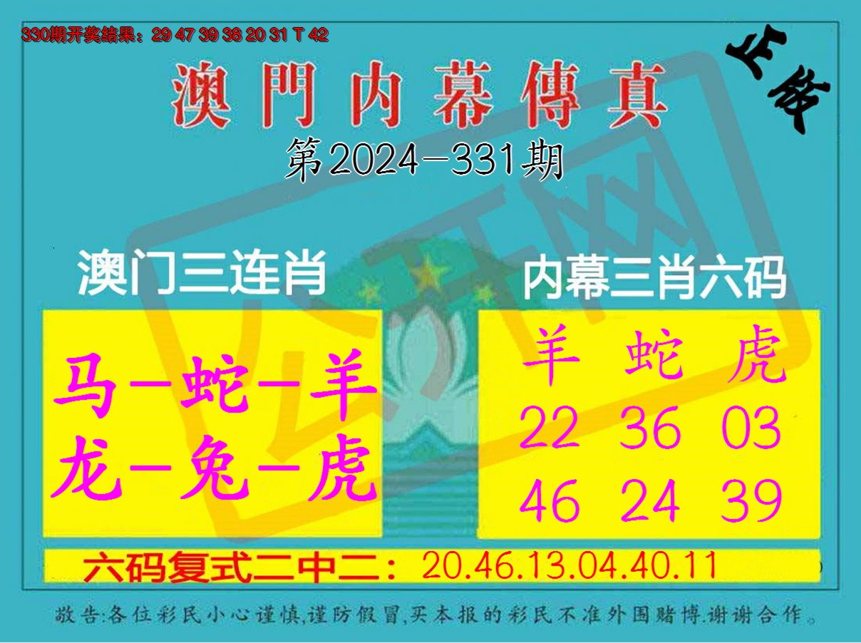 2024331期内幕传真三肖版