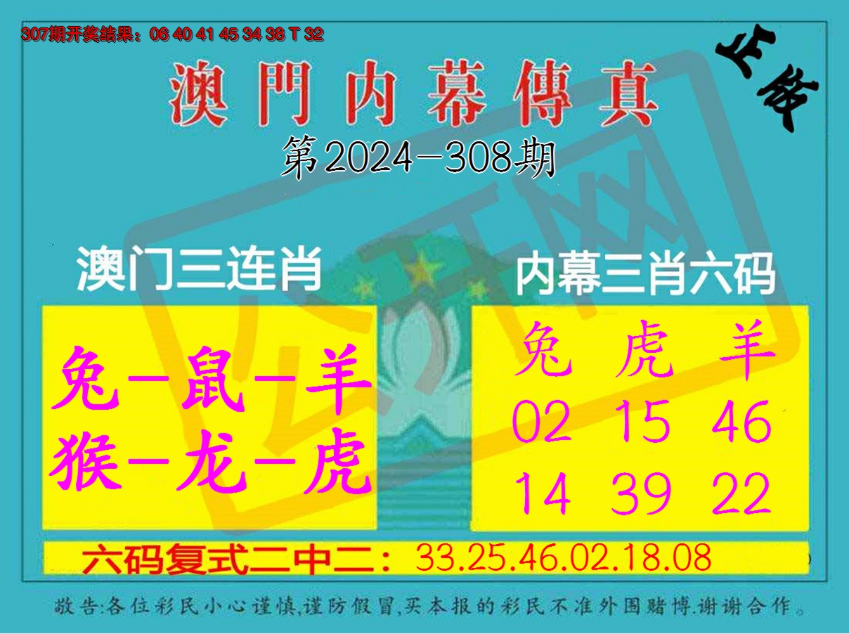 2024308期内幕传真三肖版