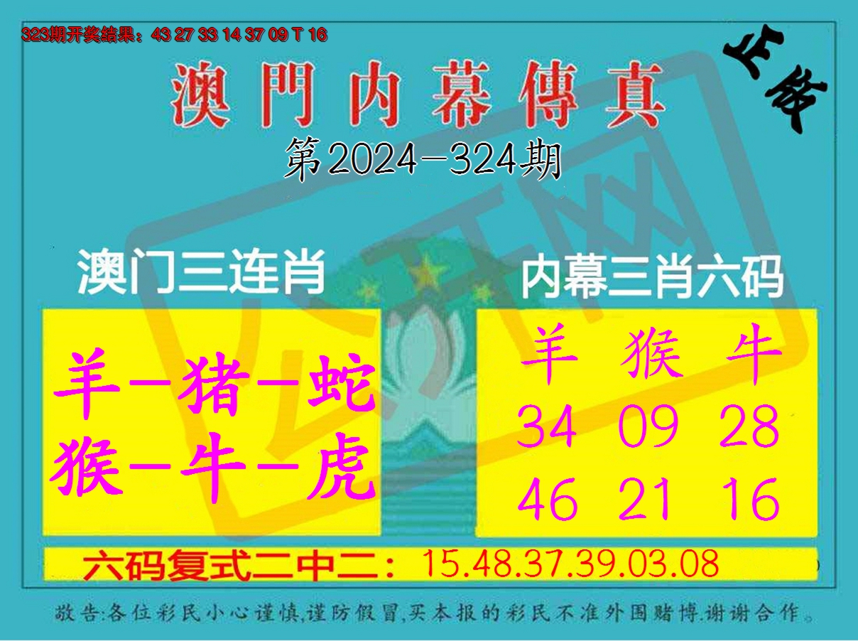 2024324期内幕传真三肖版