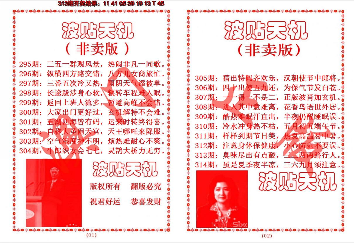 2024314期波贴天机