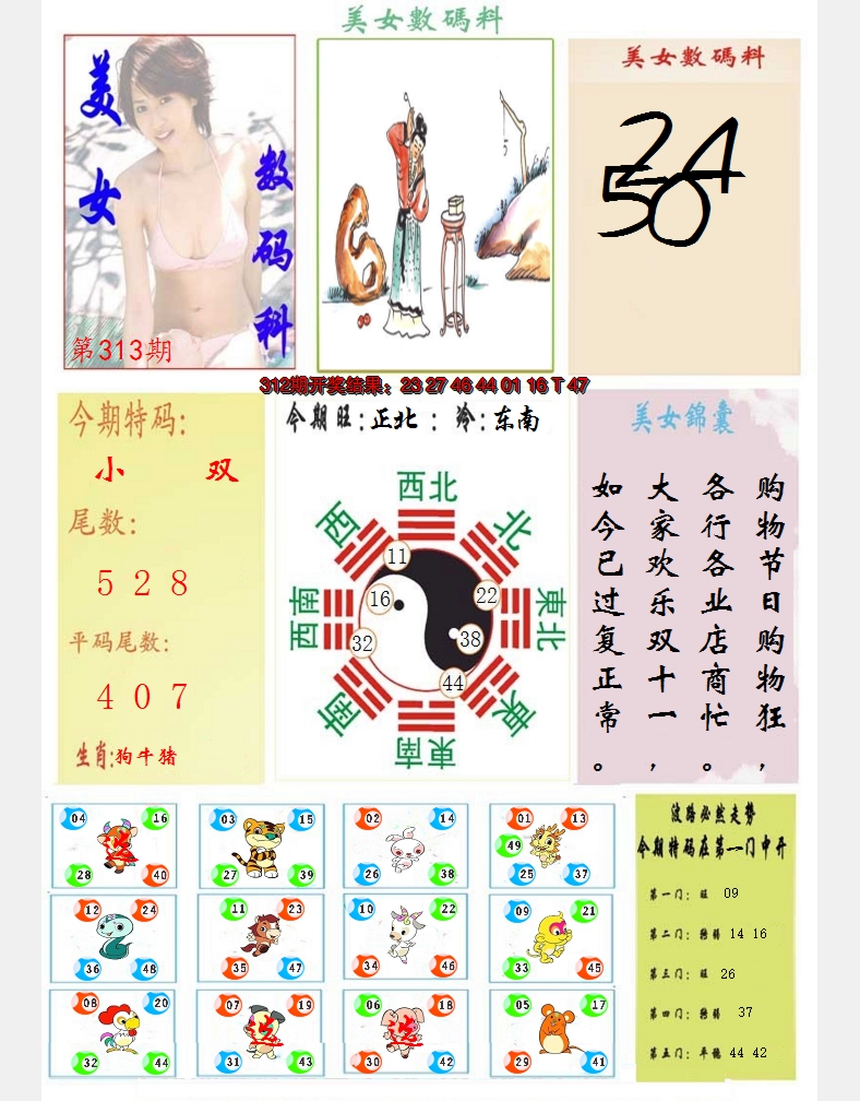 2024313期美女数码料