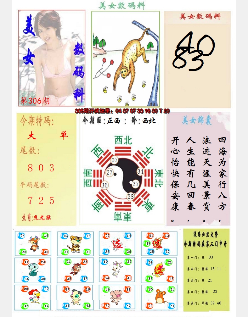 2024306期美女数码料