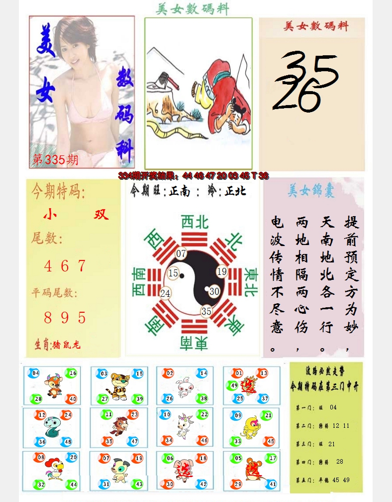 2024335期美女数码料