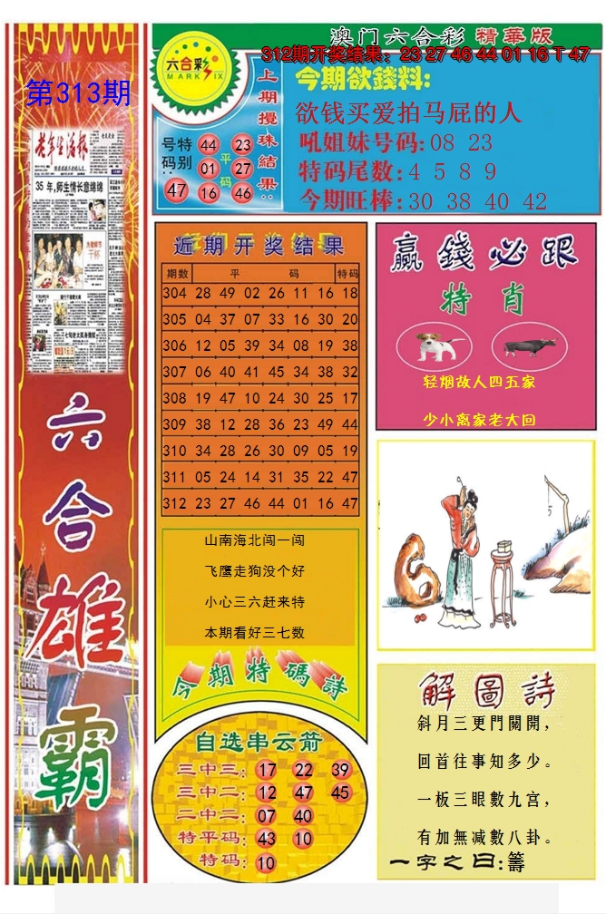 2024313期六合雄霸