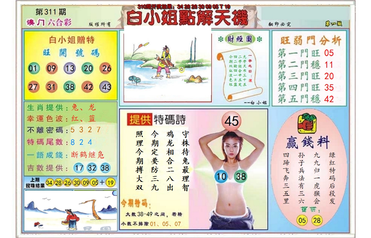 2024311期白小姐点解天机A