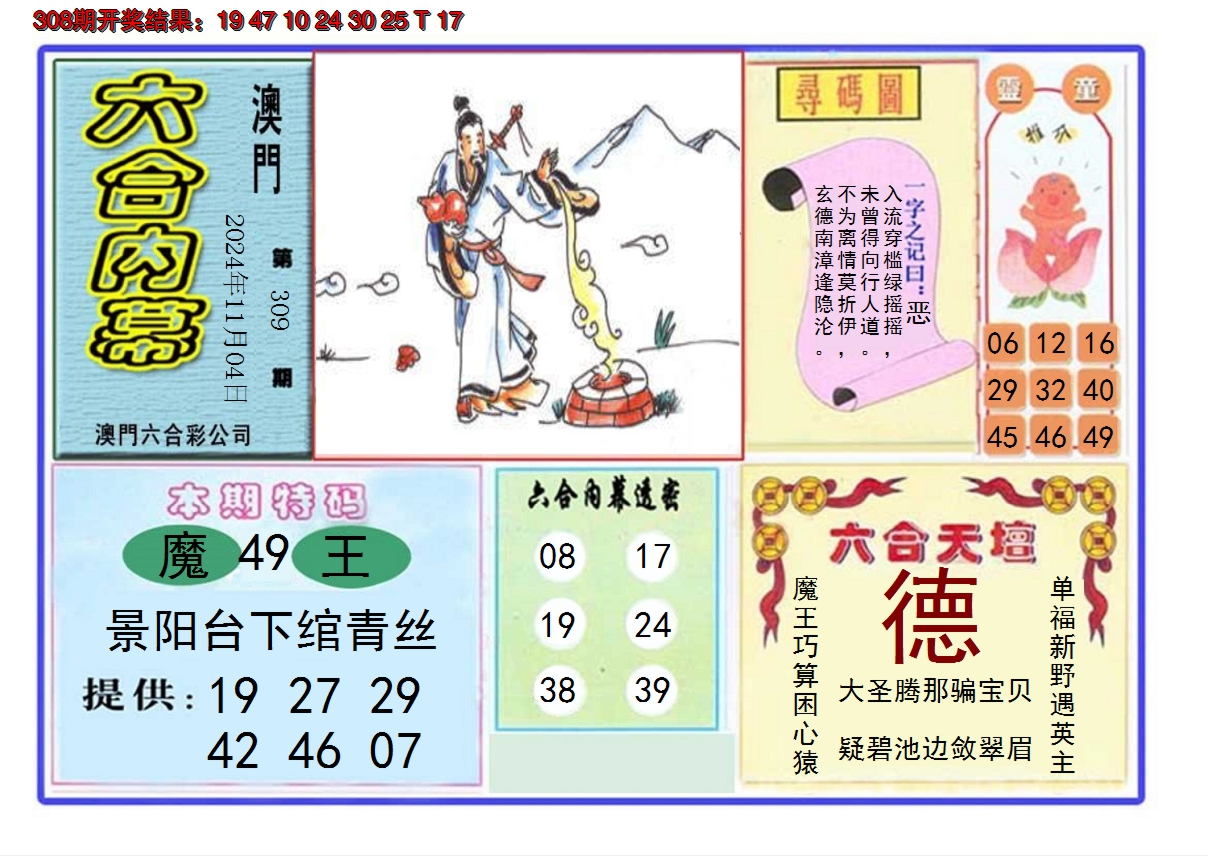 2024309期六合内幕