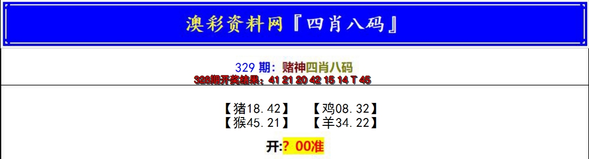 2024329期赌神四肖八码