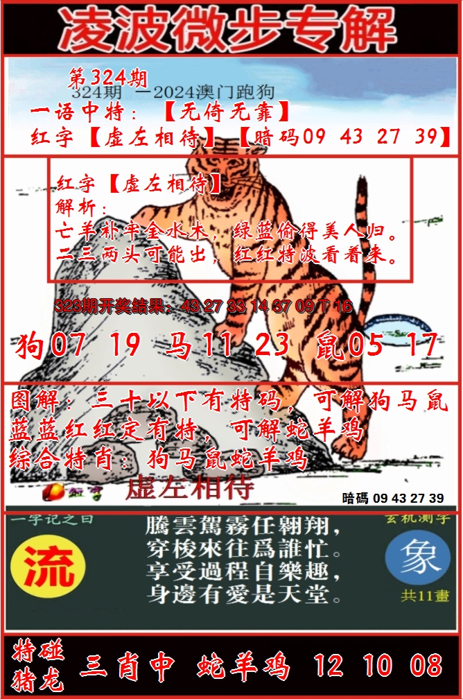 2024324期凌波微步