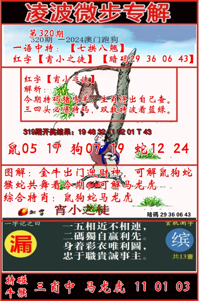2024320期凌波微步