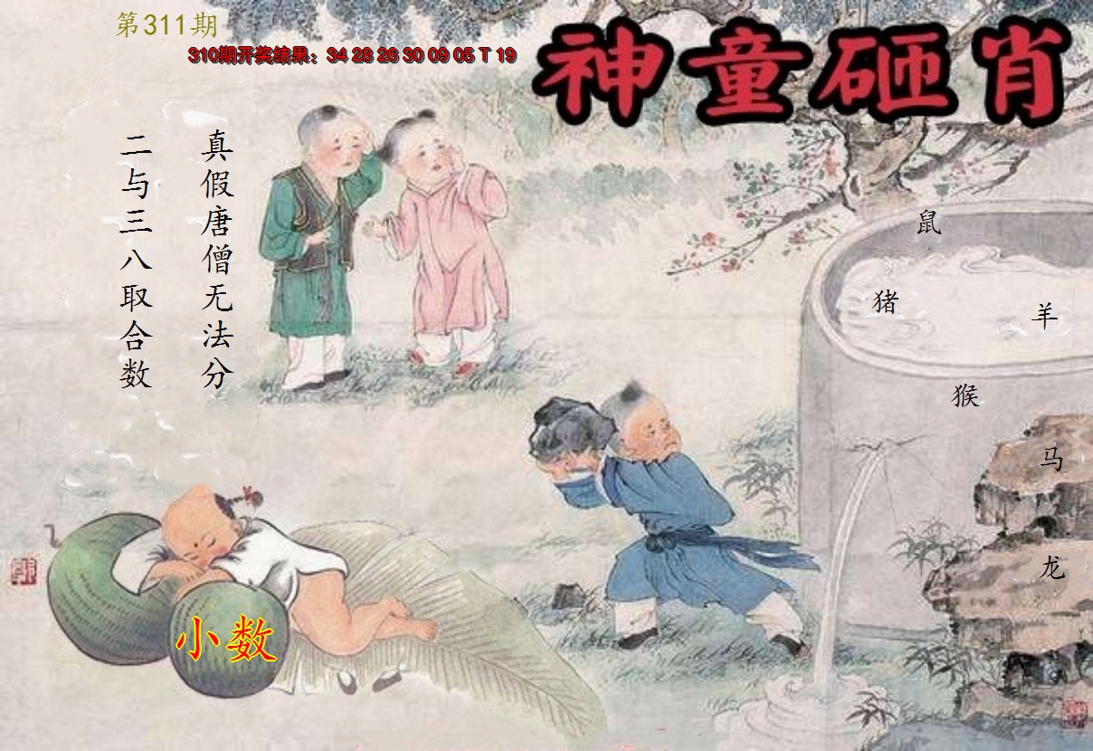 2024311期神童砸肖