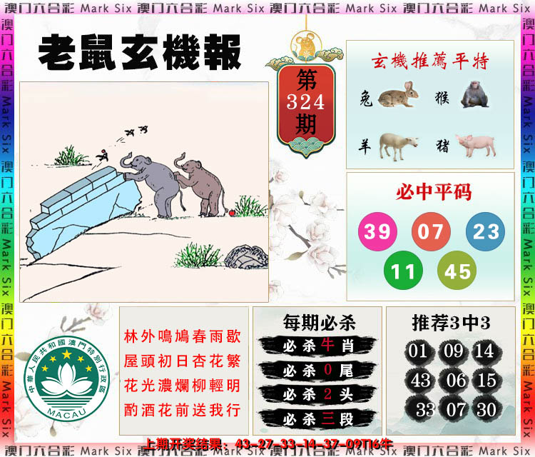 2024324期老鼠玄机报