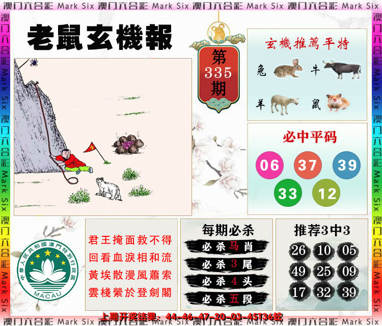 2024335期老鼠玄机报