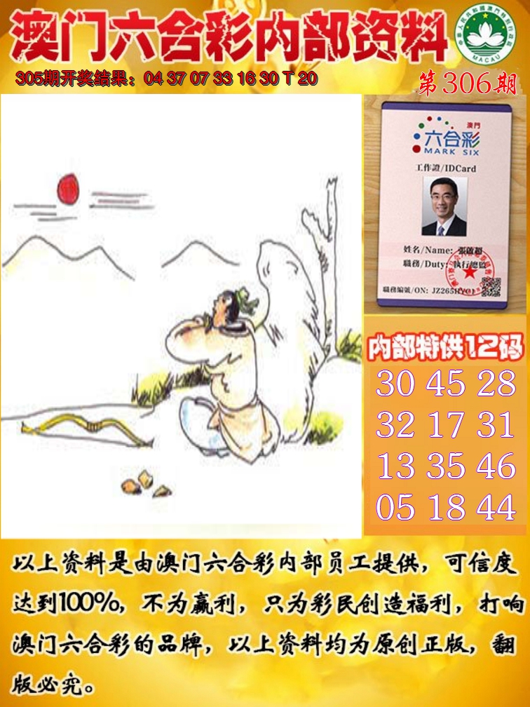 2024306期六合内部资料