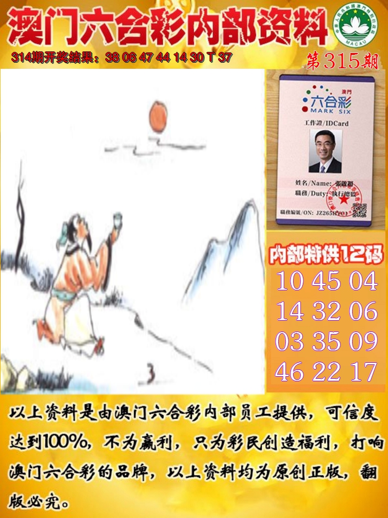 2024315期六合内部资料