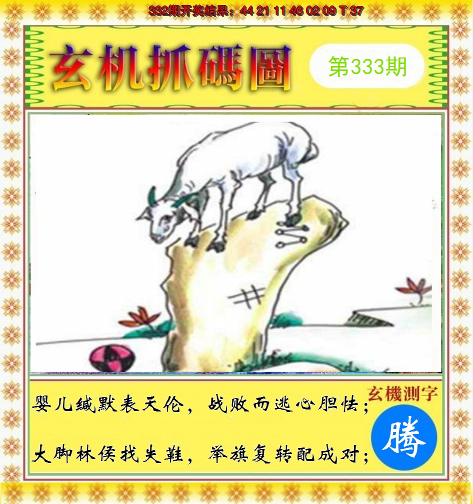 2024333期玄机抓码图