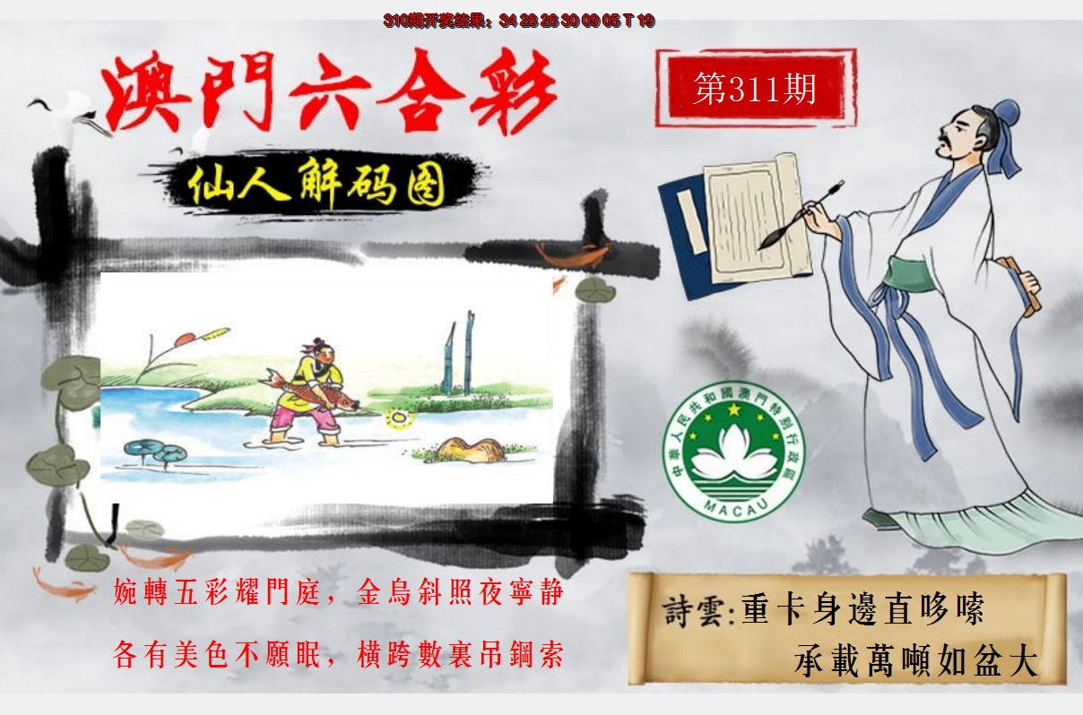 2024311期仙人解码图