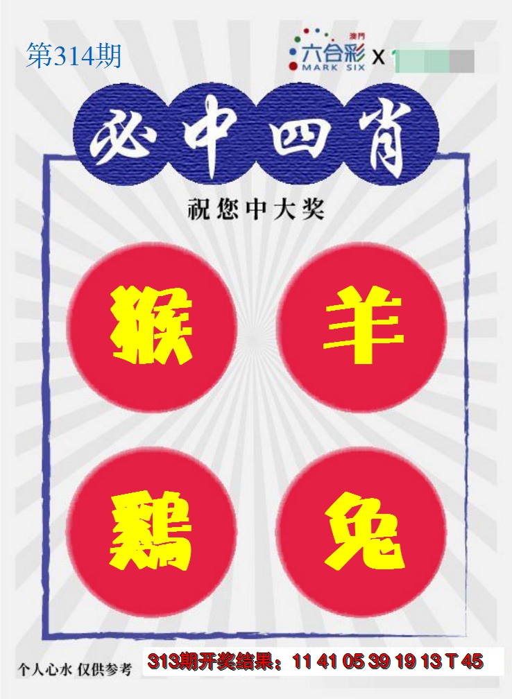 2024314期必中四肖S