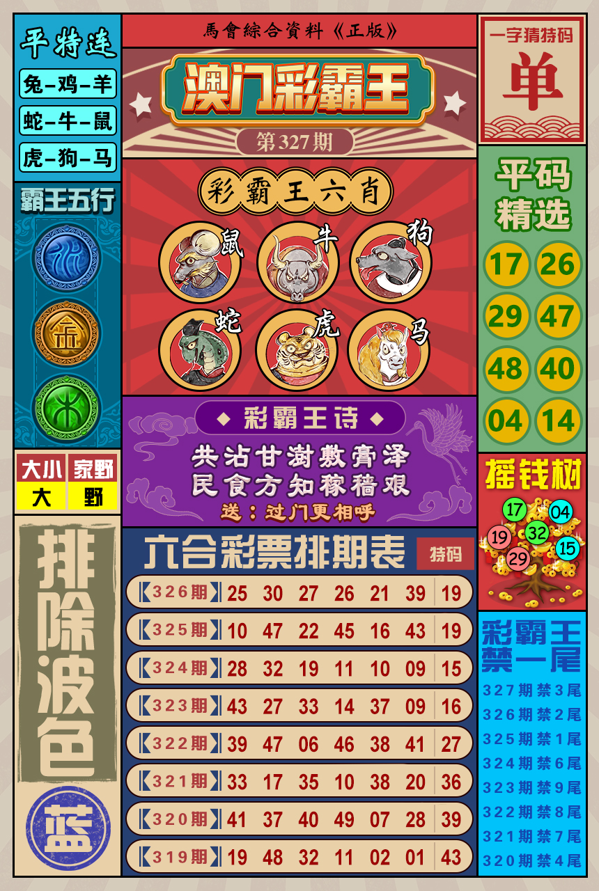 2024327期澳门彩霸王