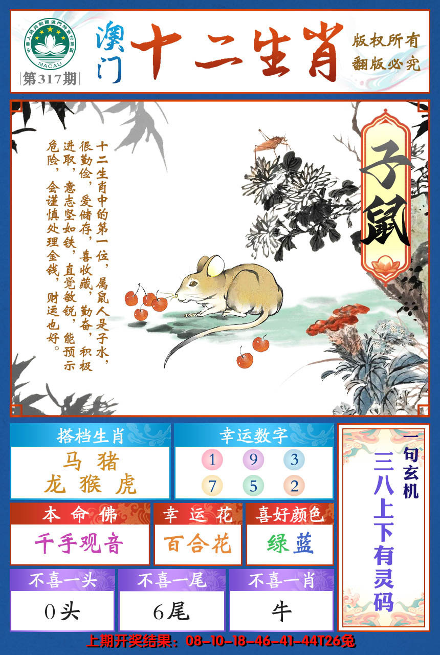 2024317期十二生肖