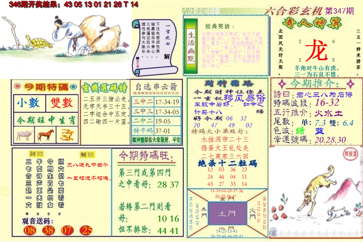 2024347期澳门六合玄机