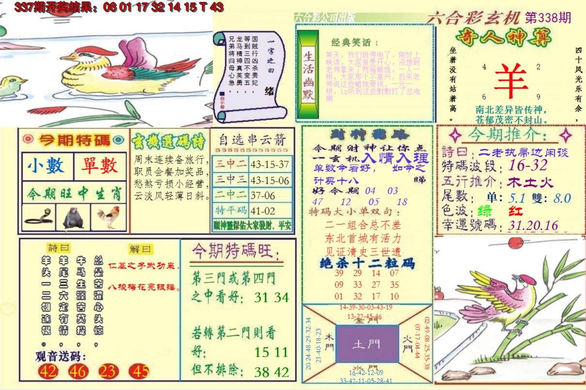 2024338期澳门六合玄机