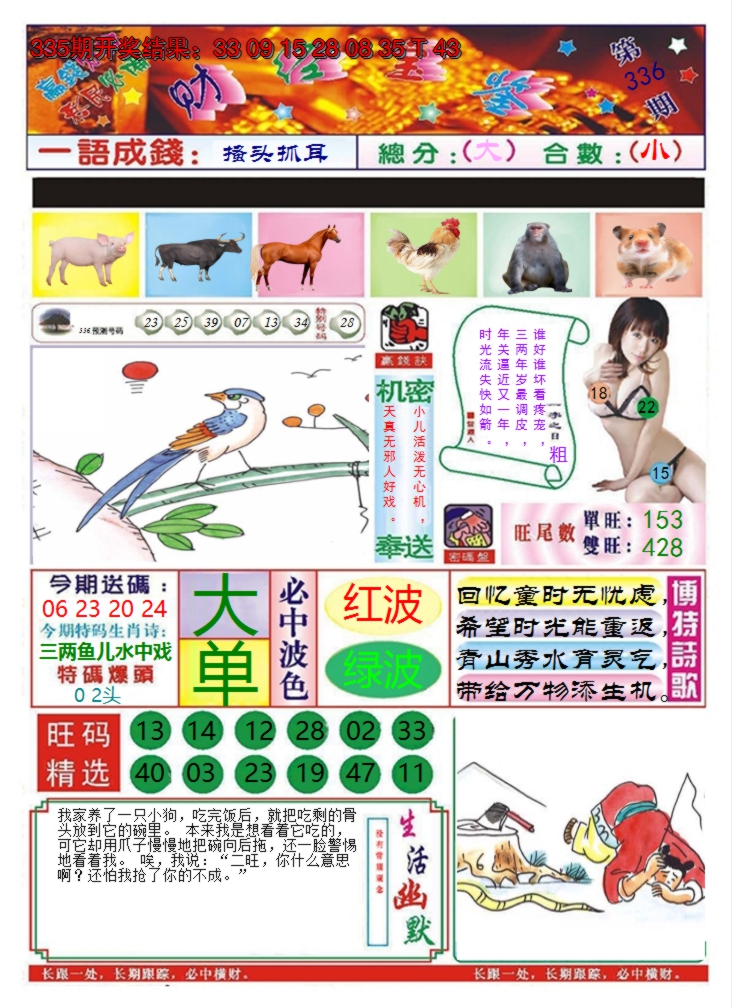 2024336期澳门财经宝鉴