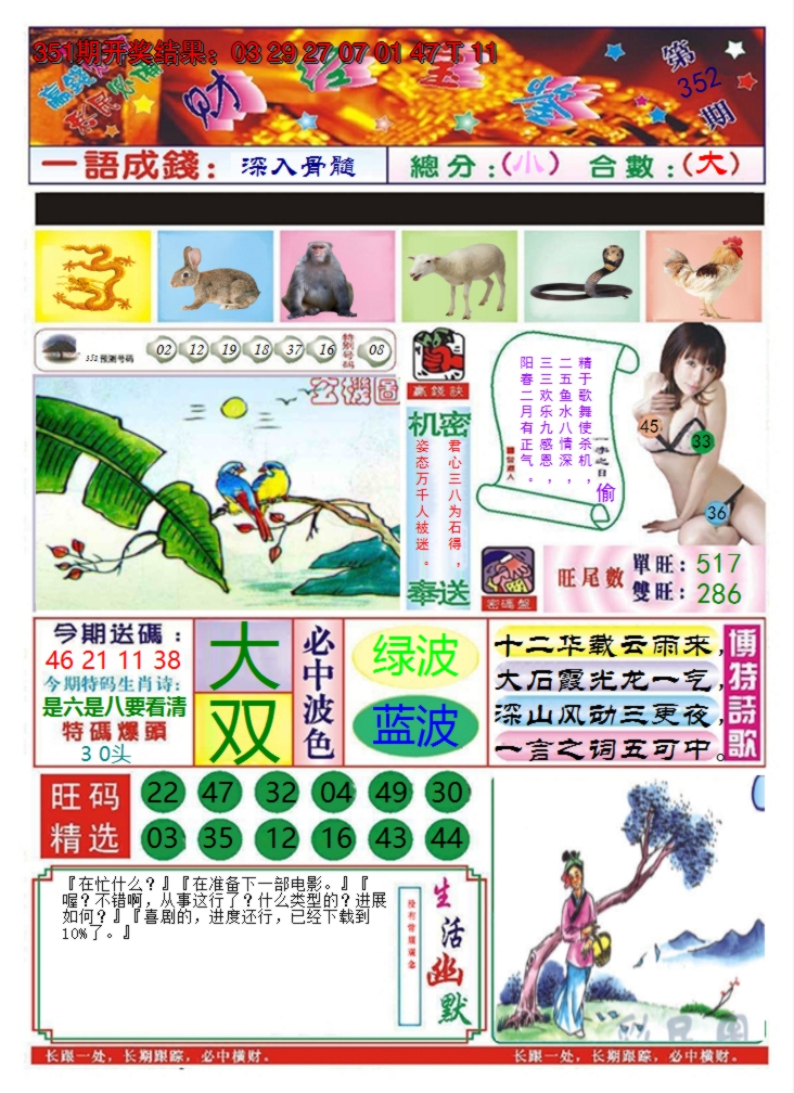 2024352期澳门财经宝鉴
