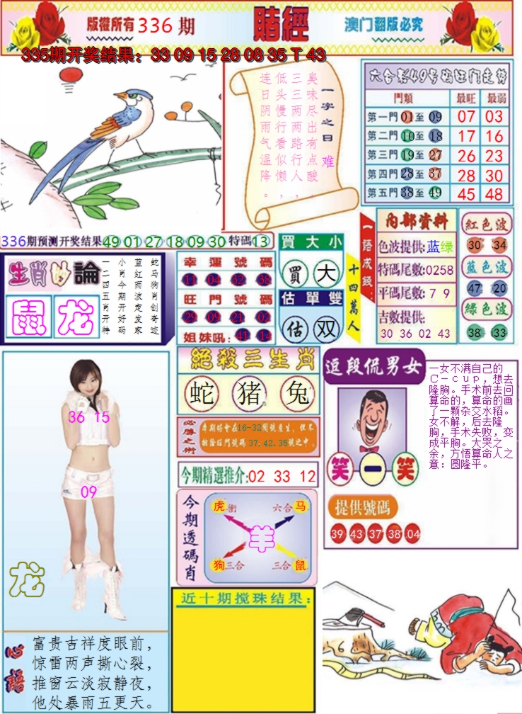 2024336期澳门赌经
