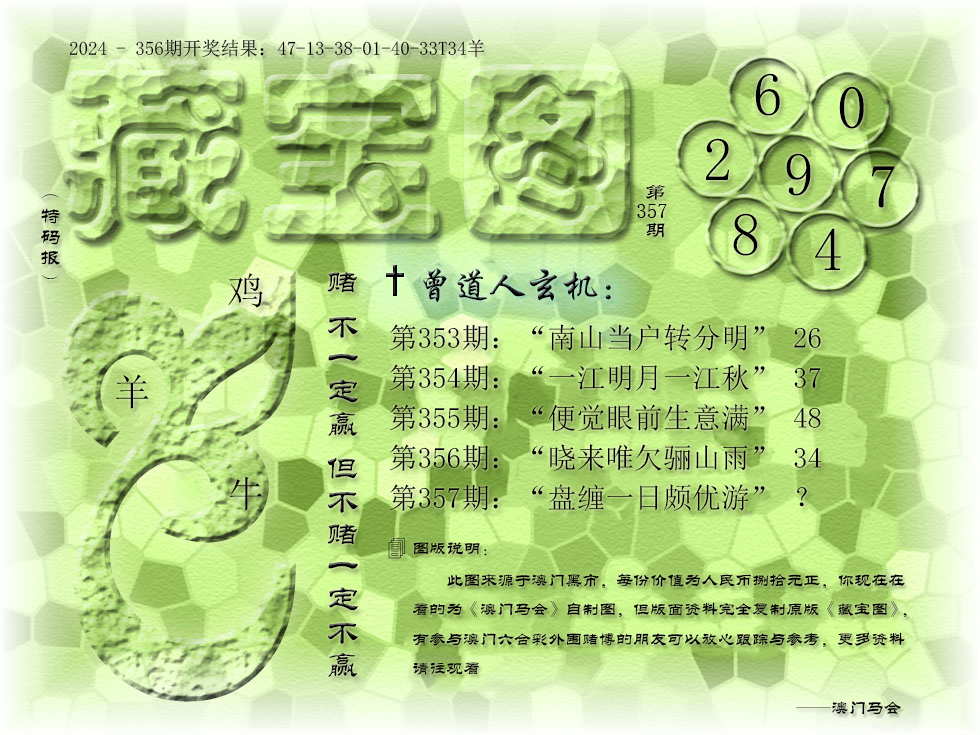 2024357期《藏宝图》