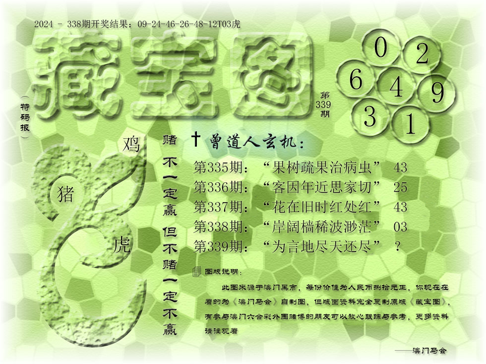 2024339期《藏宝图》