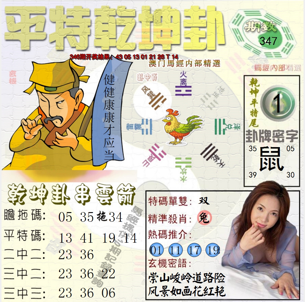 2024347期平特乾坤卦