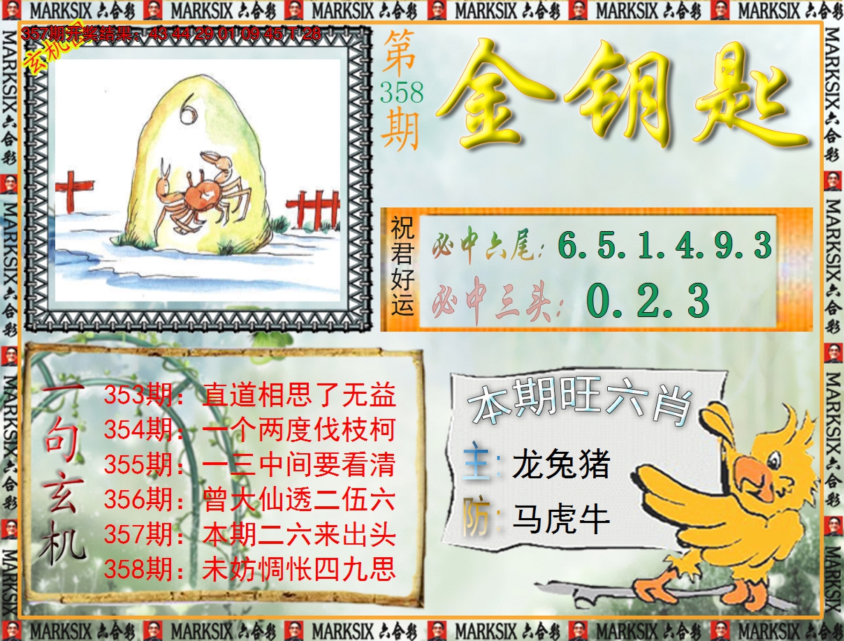 2024358期《澳门金钥匙》