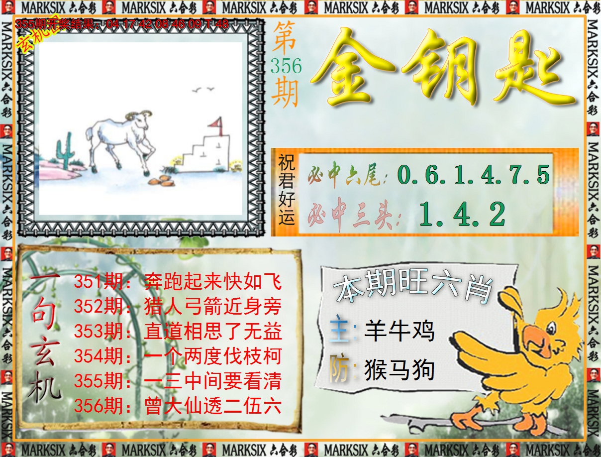 2024356期《澳门金钥匙》