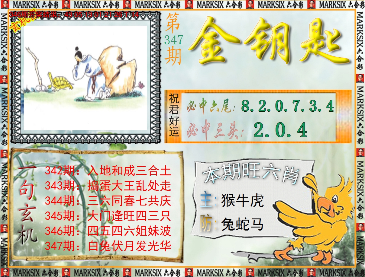 2024347期《澳门金钥匙》