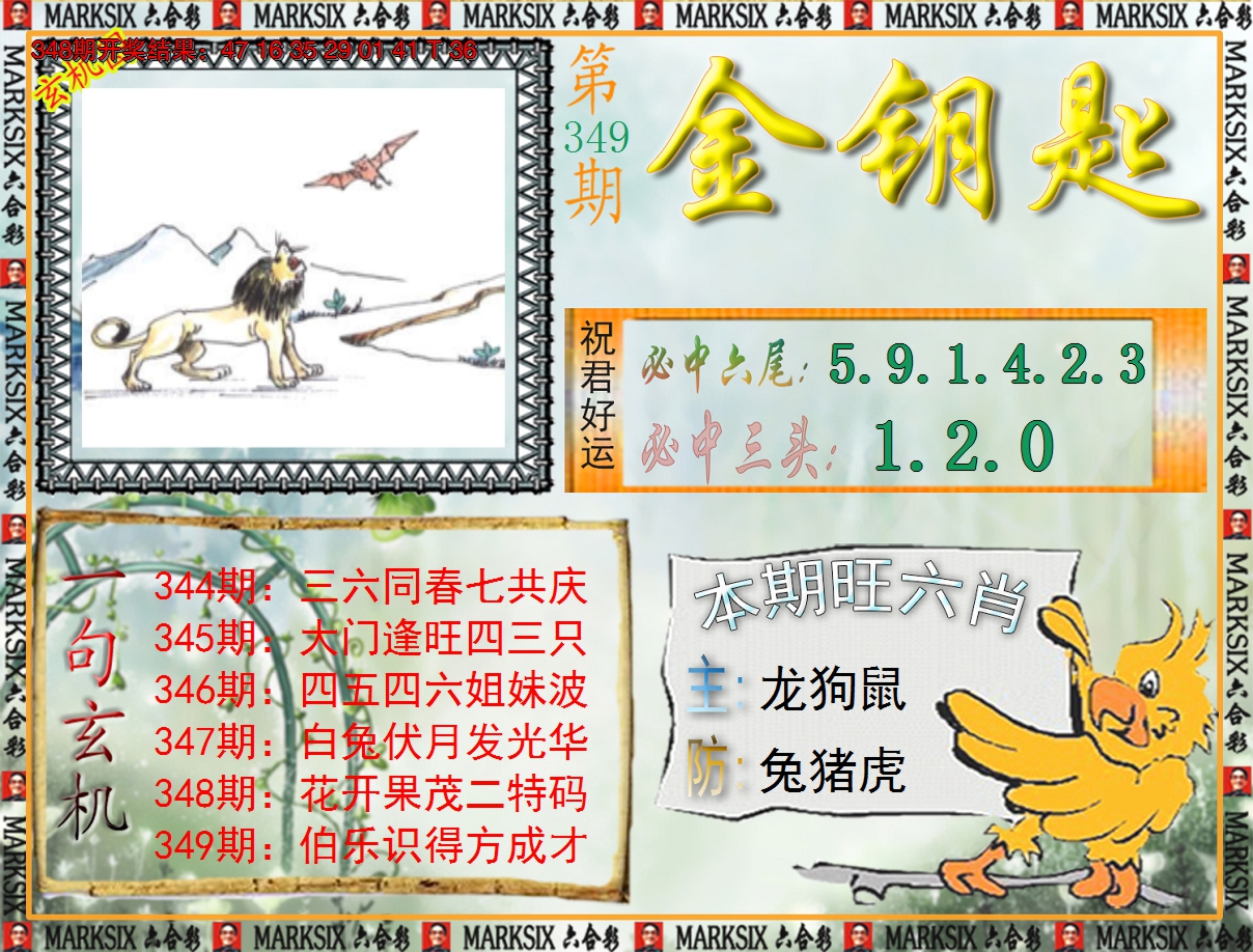 2024349期《澳门金钥匙》