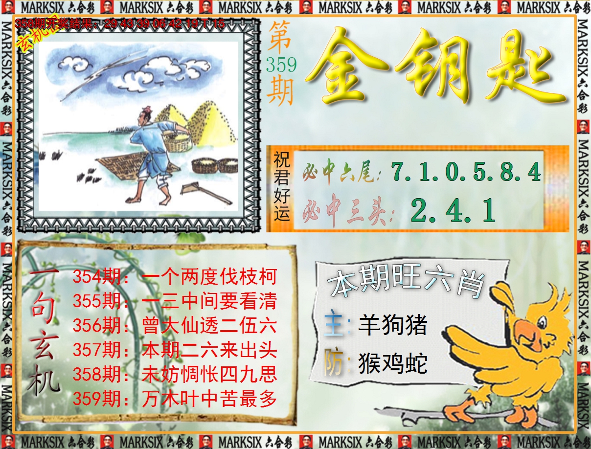 2024359期《澳门金钥匙》