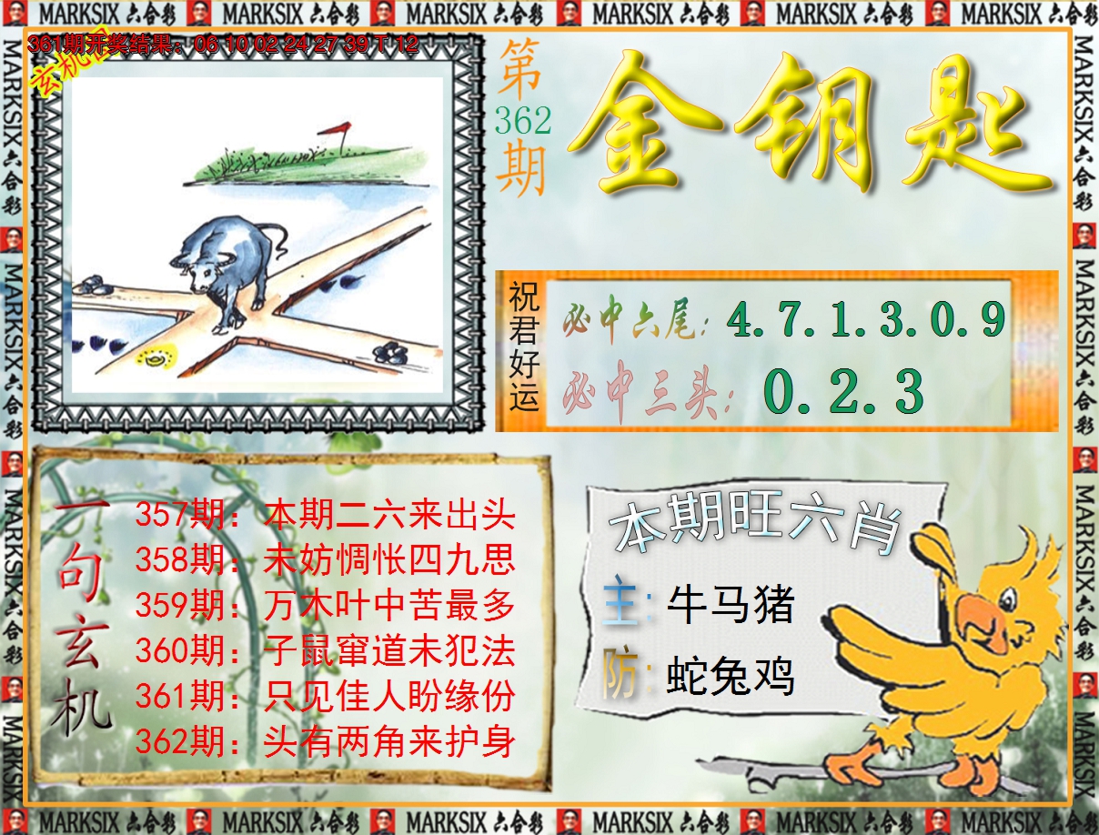 2024362期《澳门金钥匙》