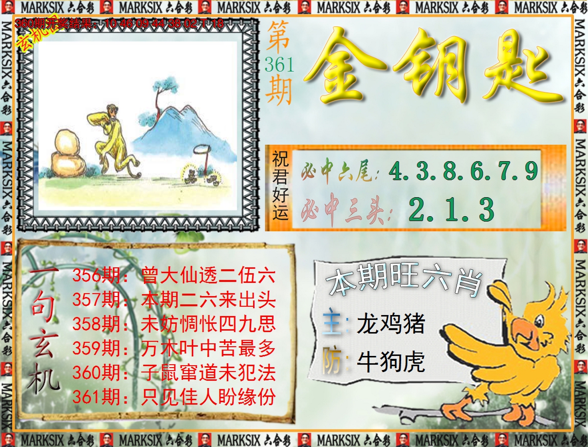 2024361期《澳门金钥匙》