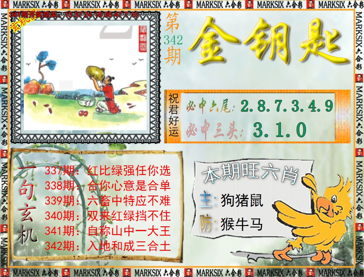 2024342期《澳门金钥匙》