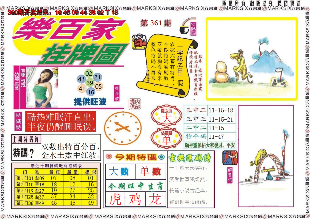 2024361期乐百家挂牌图