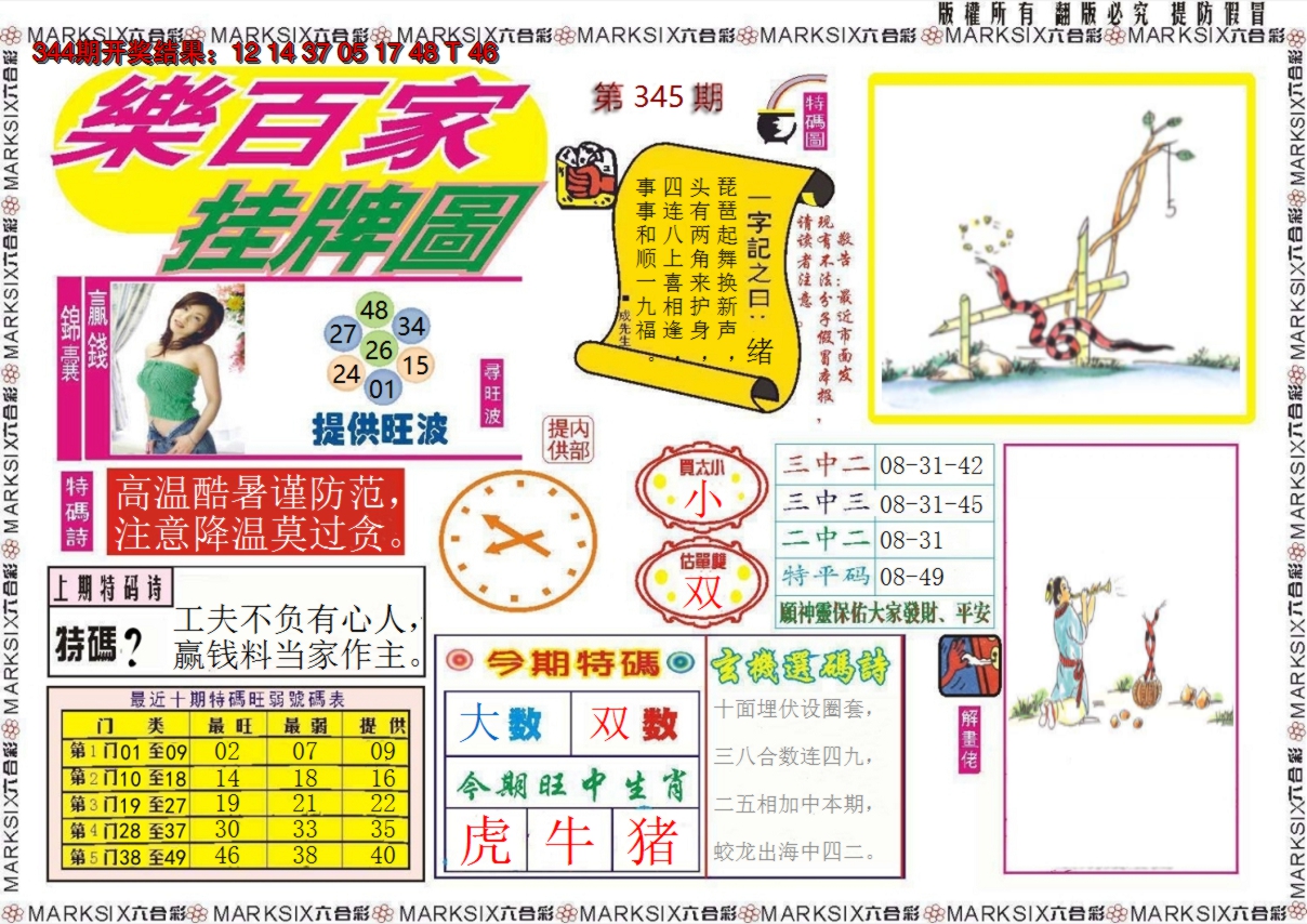 2024345期乐百家挂牌图