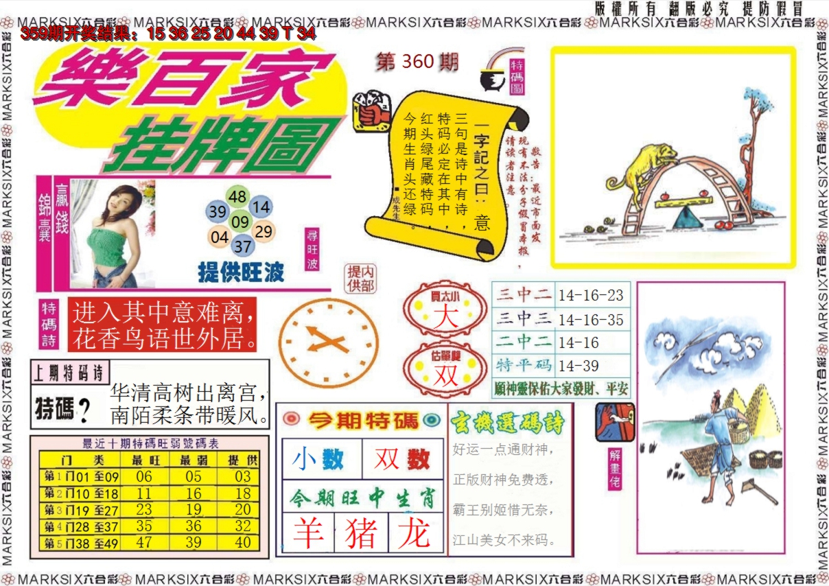 2024360期乐百家挂牌图