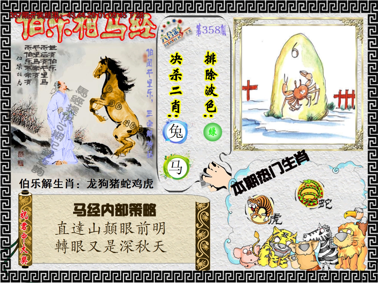 2024358期伯乐相马经