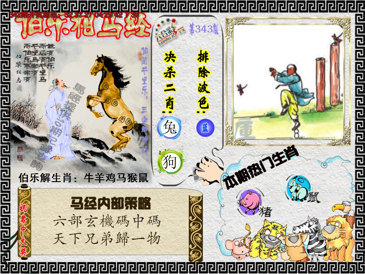 2024343期伯乐相马经