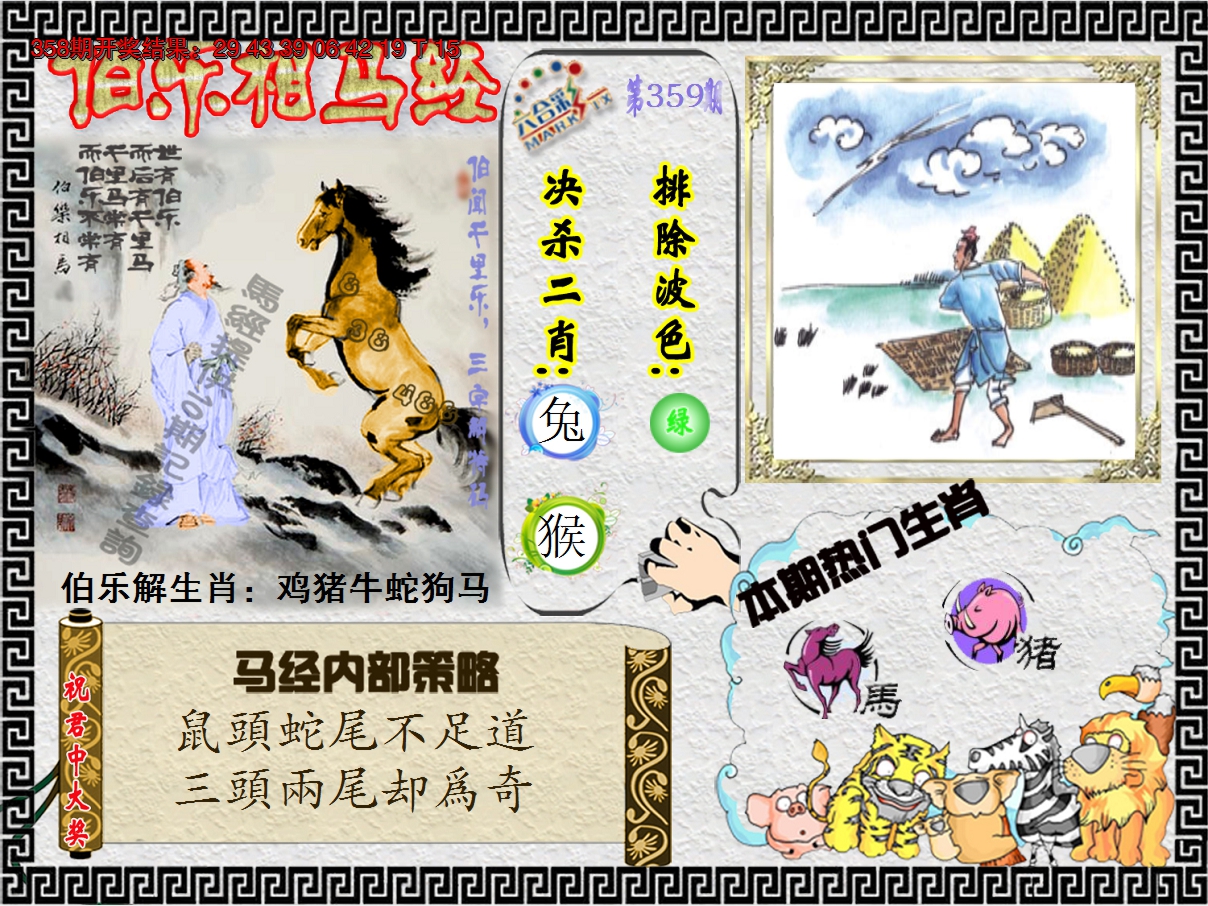 2024359期伯乐相马经
